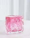 Global Views Storm Vase, Small 6" In Pink