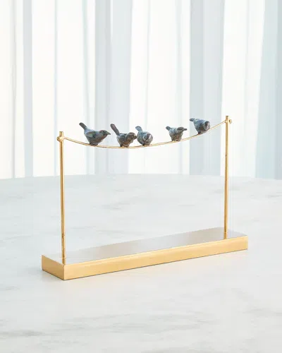 Global Views Strombus Sculpture In Gold