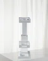Global Views Tall Brilliant Pillar Candle Holder