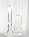 Global Views Tall Crystal Obelisk