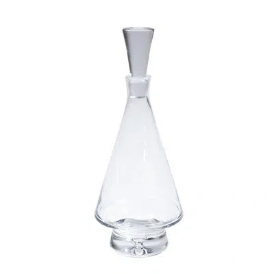 Global Views Tall Fat Bottom Decanter-clear