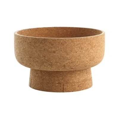 Global Views Tazza Cork Bowl In Brown
