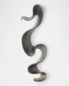 Global Views Tempest Wall Ribbon, Extra Large In Black