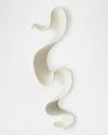 Global Views Tempest Wall Ribbon, Extra Large In White