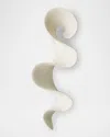 Global Views Tempest Wall Ribbon, Large In White