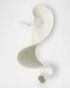 Global Views Tempest Wall Ribbon, Small In White