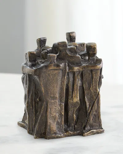Global Views Throng Sculpture In Bronze