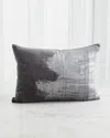 Global Views Thunder Lumbar Pillow In Grey/silver