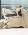 Global Views Toi Pillow In Brown