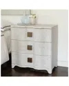 Global Views Toile Linen Bedside Chest