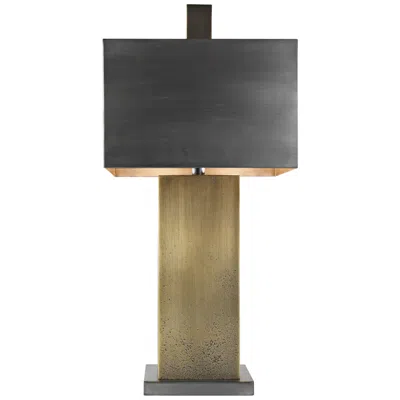 Global Views Tortoise 29" Ombre Brass And Modern Bronze Table Lamp