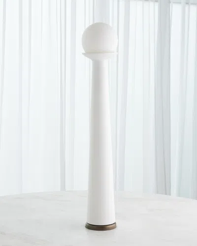 Global Views Tower 34" Floor Lamp In White