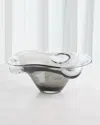 Global Views Triple Bubble Bowl In Grey