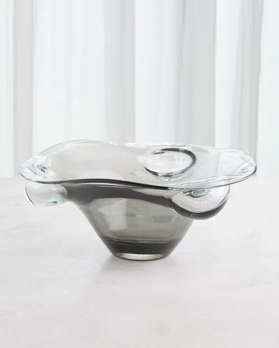 Global Views Triple Bubble Bowl In Grey