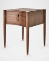Global Views Triple Curve Side Table In Brown
