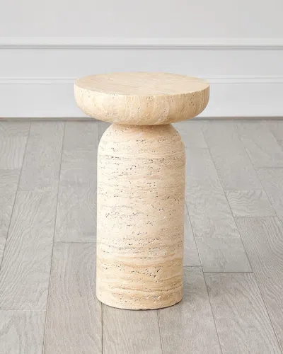 Global Views Tumble Accent Table In Neutral