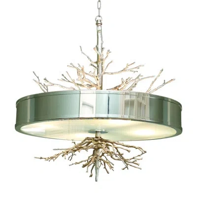 Global Views Twig Pendant In Nickel