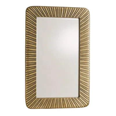 Global Views Valencia Mirror-antique Brass