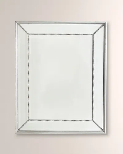 Global Views Vermeil Rope Mirror - Silver