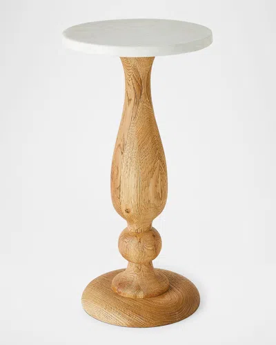 Global Views Vessel 23.5" Side Table, Natural