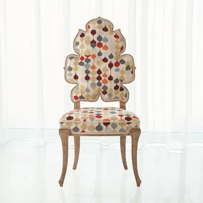 Global Views Wiggle Dining Chair In Multi