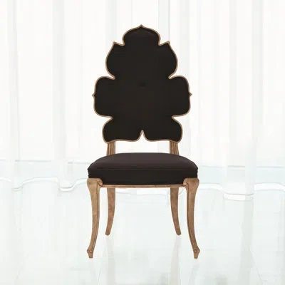 Global Views Wiggle Dining Chair In Black