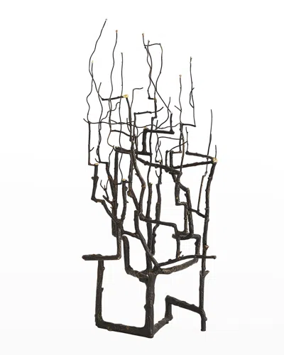 Global Views Willow Sculpture In Black
