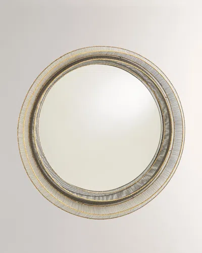 Global Views Wite Ribbon Mirror - Natural I