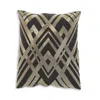 Global Views Woven Lines Decorative Pillow, 20 X 20