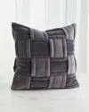 Global Views Woven Pillow, 20" Square In Multi