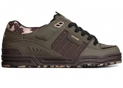 Pre-owned Globe Men's  Fusion Desert Sneakers In Mud/camo