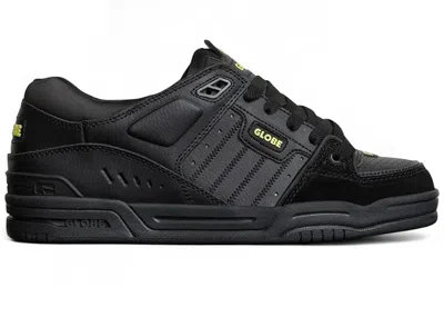 Pre-owned Globe Men's  Fusion Sneakers In Onyx/citrus