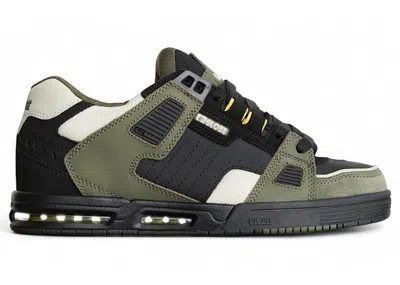 Pre-owned Globe Men's  Sabre Sneakers In Black/army