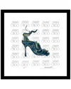 Globe Photos Retail Llc Fairchild Paris Blue Suede Shoe In Black