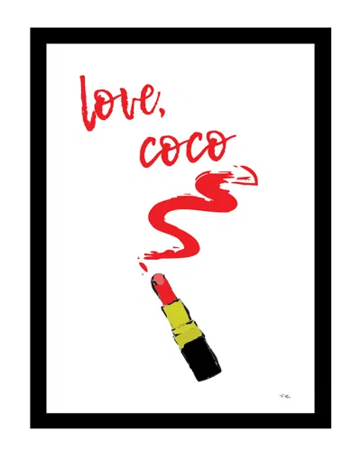 Globe Photos Retail Llc Fairchild Paris Love Coco Chanel In Red