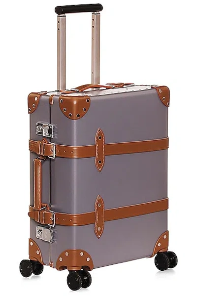 Globe-trotter Carry On Case 40x55x21cm In Grey & Caramel