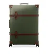 Globe-trotter Large Centenary 4-wheel Suitcase In Green