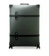 Globe-trotter Large No Time To Die 4-wheel Suitcase In Green