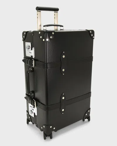 Globe Trotter Suitcase Centenary Medium Check-in Luggage In Black