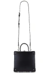 Globe-trotter The London Square Bag 20x20x11cm In Black & Black
