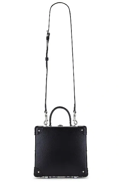 Globe-trotter The London Square Bag 20x20x11cm In Black & Black