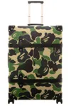 Globe-trotter X A Bathing Ape Large Check In Green