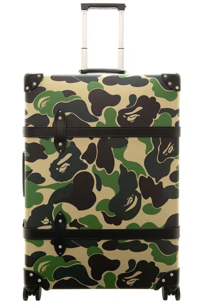 Globe-trotter X A Bathing Ape Large Check In Green