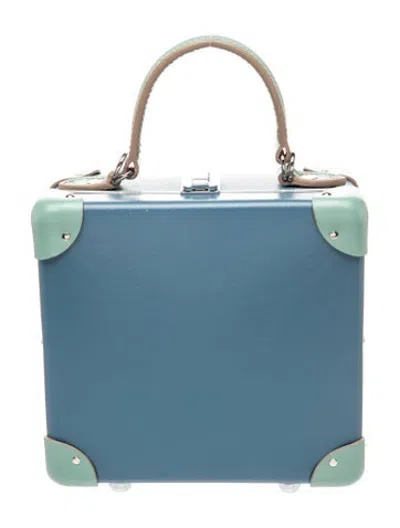 Pre-owned Globe-trotter Top Handle Bag In Blue