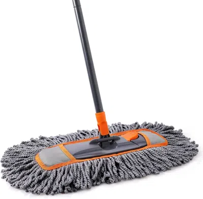 Gloplus Microfiber Dust Mop For Hardwood Floor Cleaning, Dry And Wet Baseboard And Floor Duster, Household C