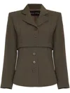 Gloria Coelho 2-in-1 Blazer In Brown