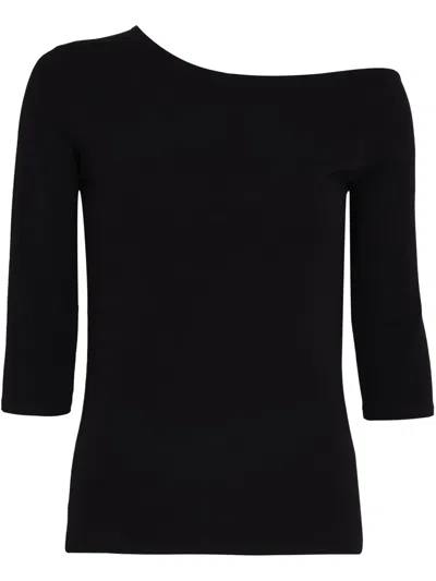 Gloria Coelho Asymmetric Top In Black