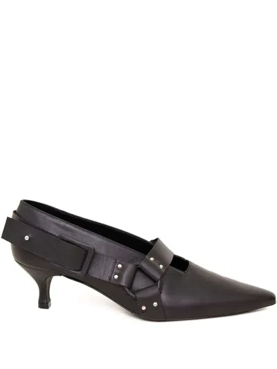 Gloria Coelho Buckle-detailed Pumps In Black