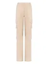 Gloria Coelho Cargo Pocket Trousers In Neutral
