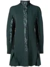 Gloria Coelho Contrasting-panel Minidress In Green